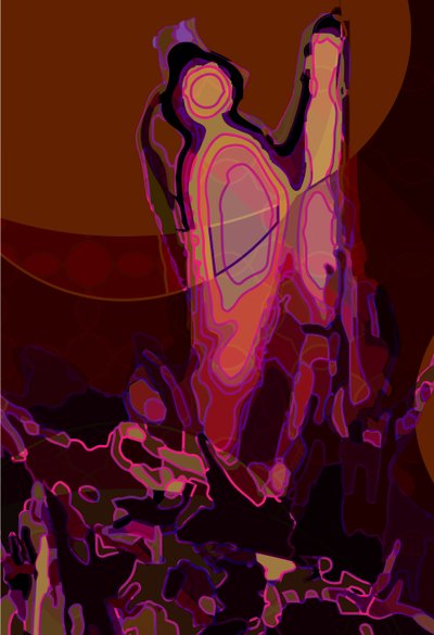 Enginar_abst_vert6a (dijital) by Scott J. Davis