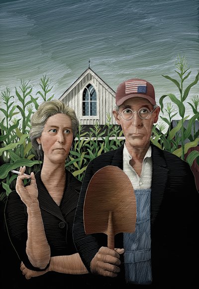 Gömülü Çocuk, 2018 (karalama tahtası, dijital olarak renklendirilmiş) by Scott McKowen