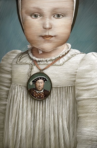 Henry VIII, 2014 (karalama tahtası, dijital olarak renklendirilmiş) by Scott McKowen