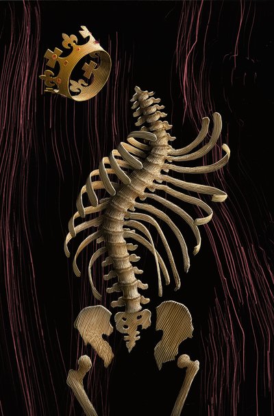 Richard III, 2016 (karalama tahtası, dijital olarak renklendirilmiş) by Scott McKowen
