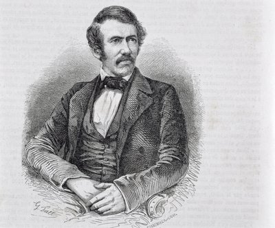 S. Pannemaker tarafından oyulmuş David Livingstone (1813-1873) by Scottish School