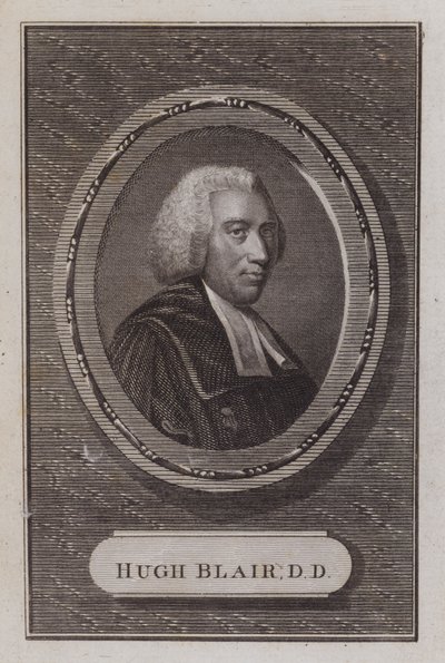 Hugh Blair, İskoç din adamı (gravür) by Scottish School