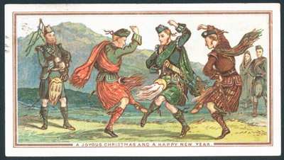 İskoç Noel kartı by Scottish School