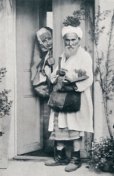 Bir Türk seyyar satıcısı, 1912 by Sebah