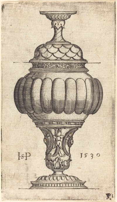 Oval Süslemeli Çifte Kadeh by Sebald Beham