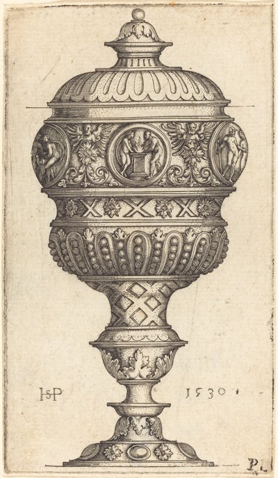 Yuvarlak Madalyonlu Çifte Kadeh by Sebald Beham