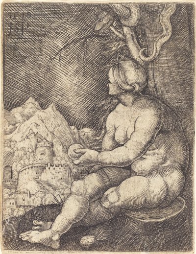 Havva Oturmuş by Sebald Beham