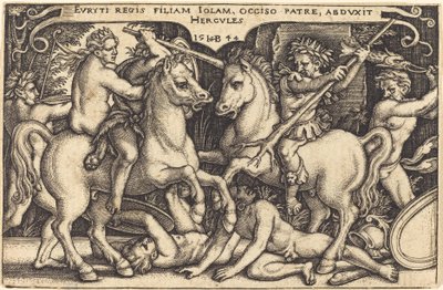 Herkül ve Iole by Sebald Beham