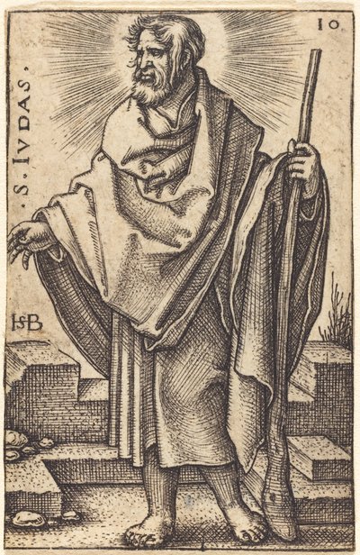 Yahuda Thaddeus by Sebald Beham