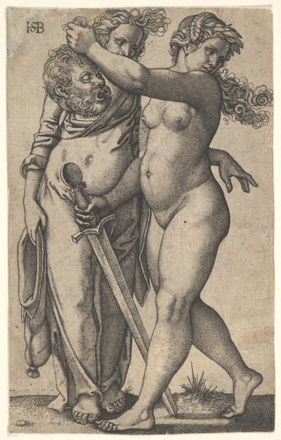 Judith, sağ elinde Holofernes