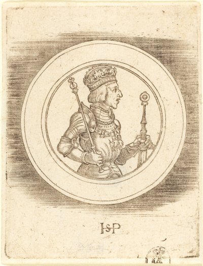 Macaristan ve Bohemya Kralı Ferdinand Madalyası by Sebald Beham
