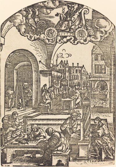 Merkür by Sebald Beham