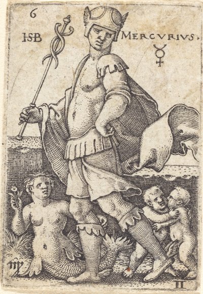 Merkür by Sebald Beham