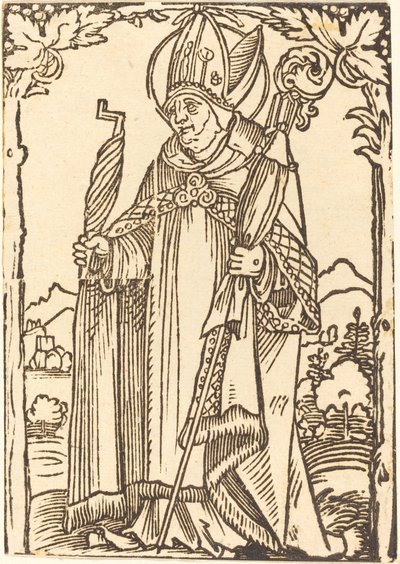 Aziz Erasmus Piskopos olarak by Sebald Beham