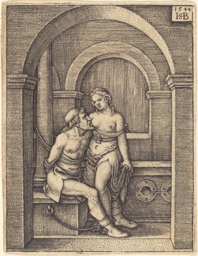 Simon ve Kızı (Cimon ve Pero) by Sebald Beham