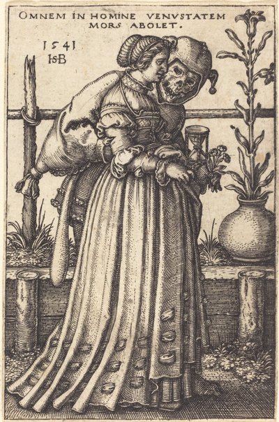Leydi ve Ölüm by Sebald Beham