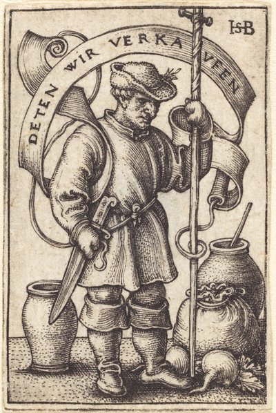 pazar köylüsü by Sebald Beham