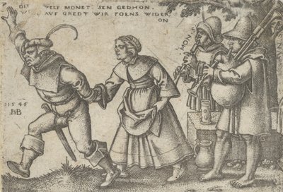 Köylü Bayramından veya On İki Aydan Yıl Sonu, 1546. by Sebald Beham