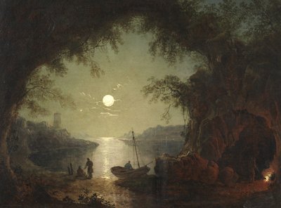 Mehtaplı Bir Koy (tuval üzerine yağlı boya) by Sebastian Pether