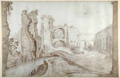 Titus Thermae kalıntıları by Sebastian Vrancx