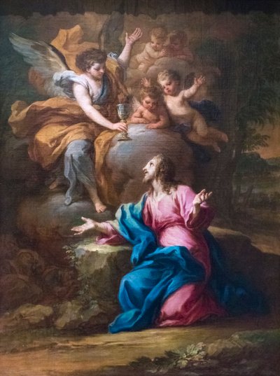 Gethsemane Bahçesinde Mesih by Sebastiano Conca
