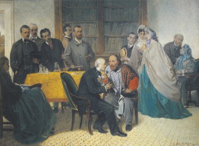 Giuseppe Garibaldi 15 Mart 1862 tarihinde Alessandro Manzoni