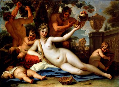 Bacchante ve Satirler, c1713 by Sebastiano Ricci