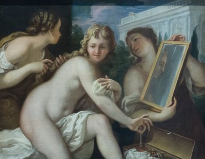 Bathsheba banyosunda, 17. yüzyıl sonu (tuval üzerine yağlıboya) by Sebastiano Ricci