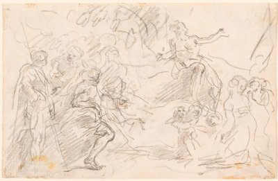İncil Sahnesi [verso] by Sebastiano Ricci