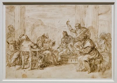 doktorlar arasında İsa by Sebastiano Ricci