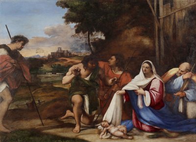 Çobanların Hayranlığı, 1510 by Sebastiano del Piombo