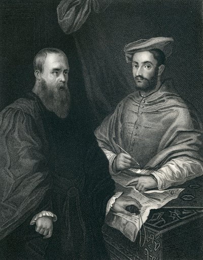 Kardinal Hippolito De Medici ve Sebastiano Del Piombo by Sebastiano del Piombo