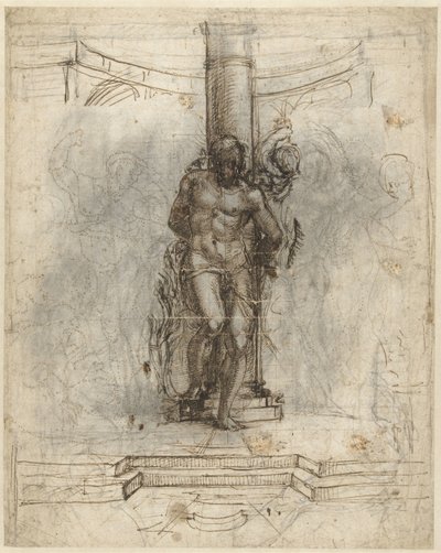 İsa'nın kırbaçlanması by Sebastiano del Piombo