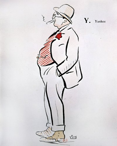 “Alphabet de Sem” (1863 - 1934), Y as Yankee, n.d., 20. yüzyıl