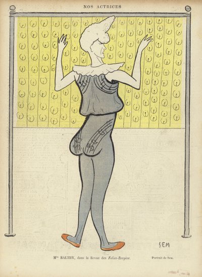Louise Balthy, Fransız aktris, Folies-Bergere
