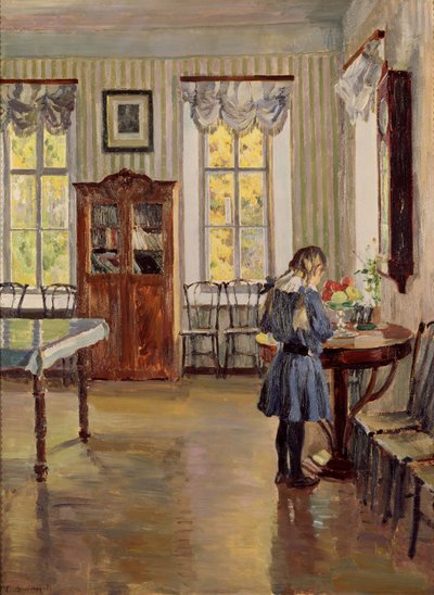 Bir evde, 1913 by Sergei Arsenevich Vinogradov