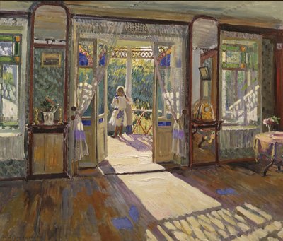 Bir evde, 1913 by Sergei Arsenevich Vinogradov