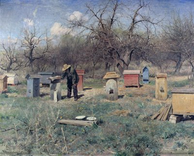 Bir Bahar Günü veya Arı Kovanları, 1899 by Sergei Ivanovich Svetoslavsky