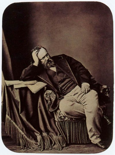 Alexander Herzen, Rus yazar ve düşünür, 1861 by Sergei Lvovich Levitsky