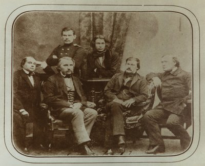 Çağdaş: Ivan Goncharov, Ivan Turgenev, Leo Tolstoy, Dmitry Grigorovich, Alexander Druzhinin ve by Sergei Lvovich Levitsky