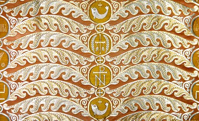 Olovyanishnikov Fabrikada Altın Saten, 20. yüzyılın başları (tekstil) by Sergei Vashkov
