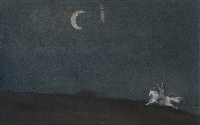 Ölü Prenses ve Yedi Şövalyenin Öyküsü için İllüstrasyon by Sergei Vasilievich Malyutin
