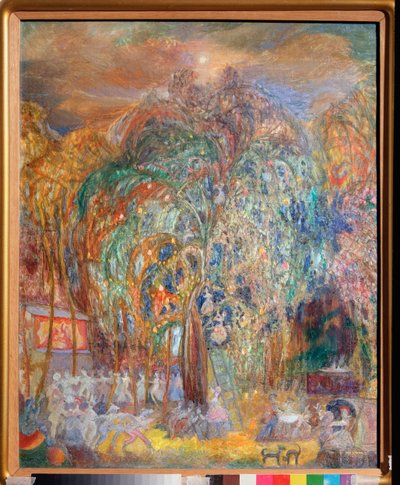 Gece Şenliği - Resim Sergei Yurievich Sudeykin (Serge Soudeikine) (1882-1946), tuval üzerine tempera by Sergei Yurevich Sudeikin