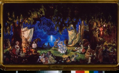Arlequin ve Pierrot (Self -Portrot, Comedia Dell Arte