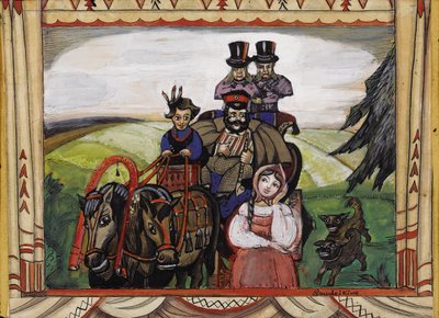 Tiyatro seti tasarımı by Sergei Yurievich Sudeykin