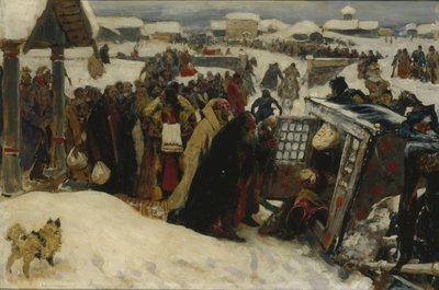 Bir voyvodanın gelişi, 1907 by Sergej Vasilevic Ivanov