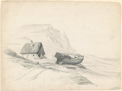 Sahilde Ev ve Tekne by Seth Wells Cheney