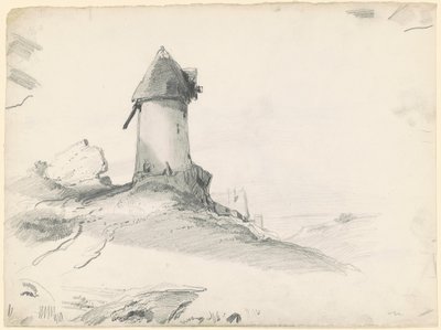 Değirmenli Peyzaj by Seth Wells Cheney