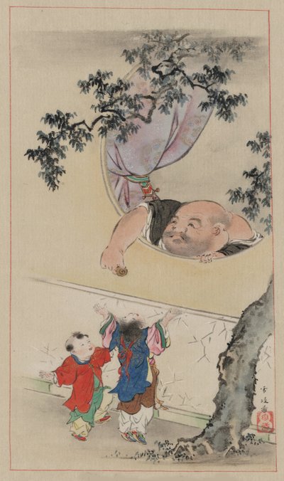 Hotei, 1878 by Settei Hasegawa