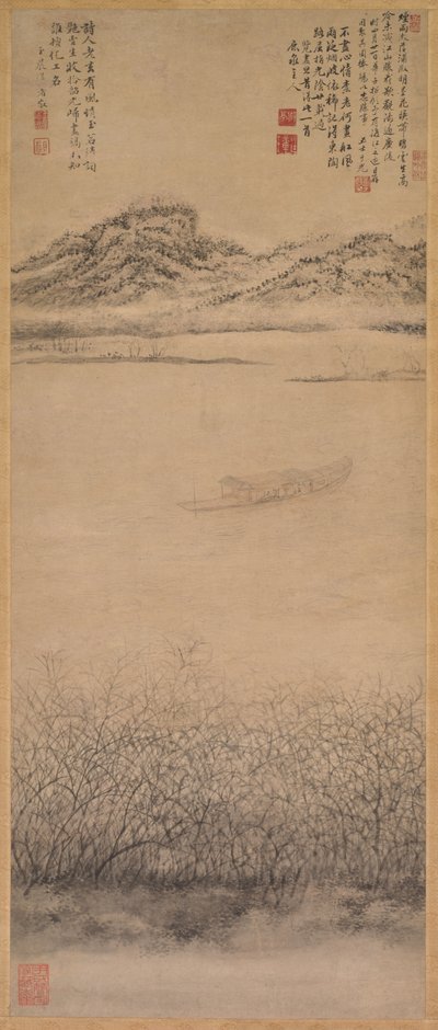 Yangzi Nehri Geçişi, c. 1700-1720. by Shang Rui